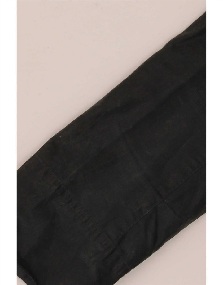 Jaqueta feminina de algodão encerado Barbour UK 10 pequena preta
