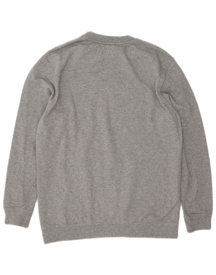 Vans feminino gráfico moletom jumper UK 18 XL cinza algodão