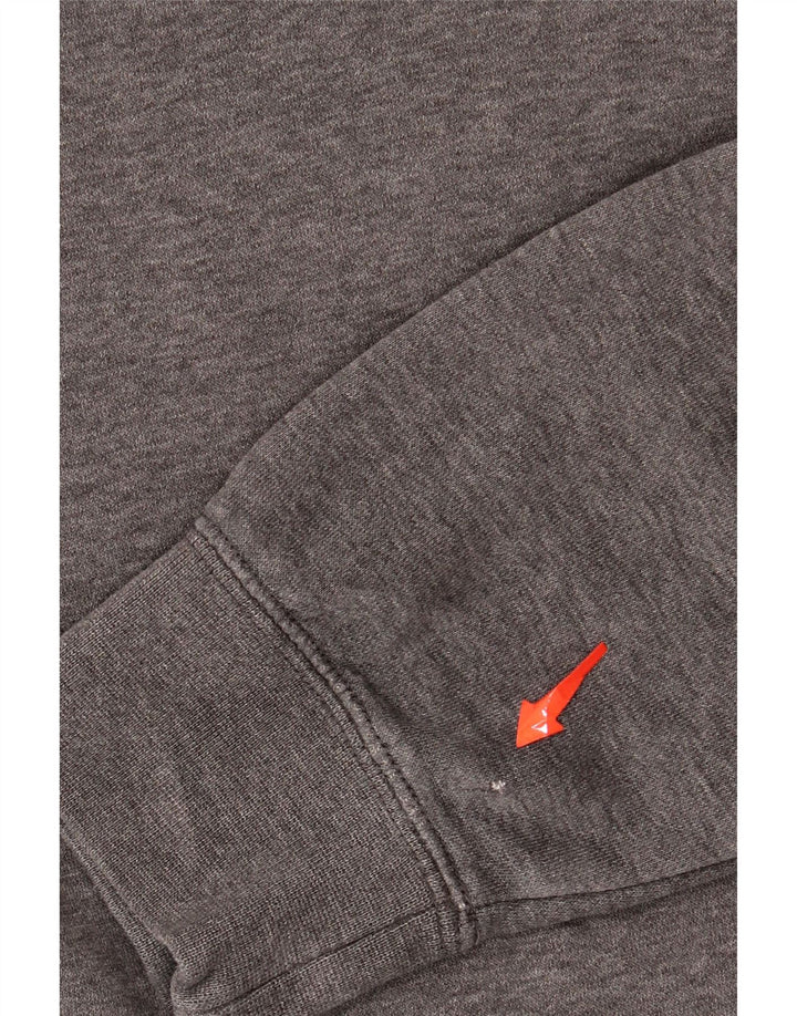 NIKE Mens Moletom Jumper Grande Algodão Cinza