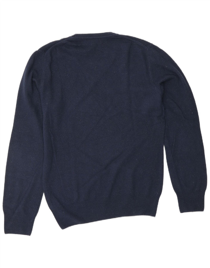 Suéter masculino com gola V Guess By Marciano médio azul marinho