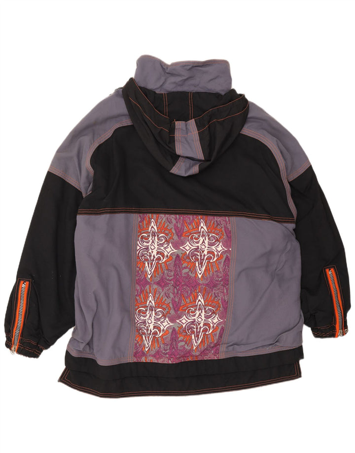 Jaqueta masculina Ellesse com capuz e esqui UK 42 XL cinza Colourblock poliamida