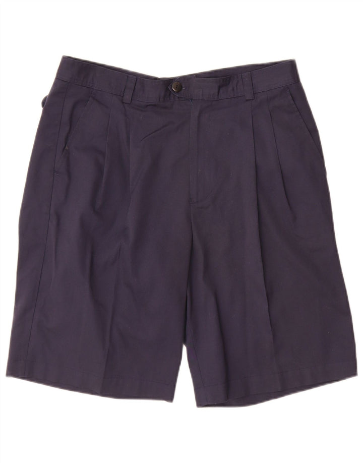 Sergio Tacchini Masculino Pegged Chino Shorts IT 50 Grande W34 Azul Marinho