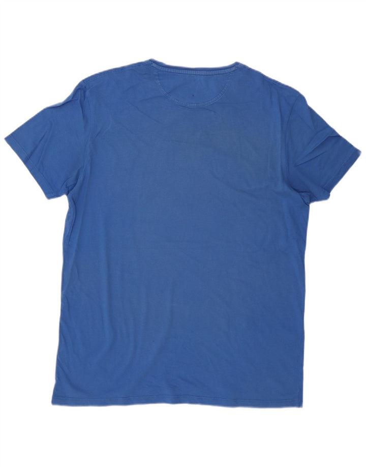 TIMBERLAND Mens Slim Fit T-Shirt Top XL Blue
