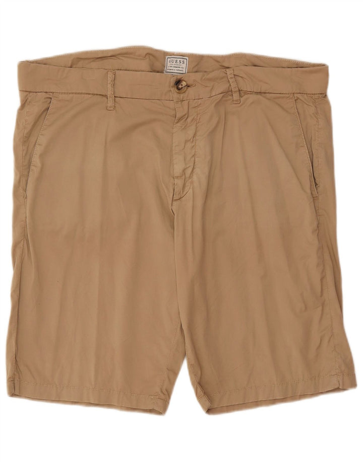 Shorts Chino Masculino GUESS W38 XL Algodão Bege