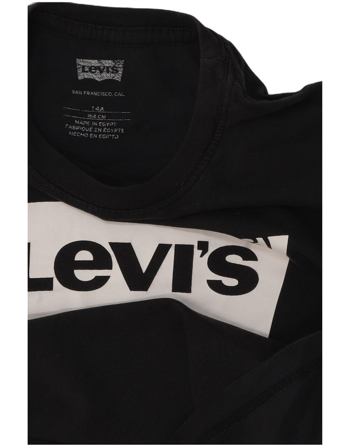 Top Levi's Boys Graphic T-Shirt 13-14 Anos Cinzento