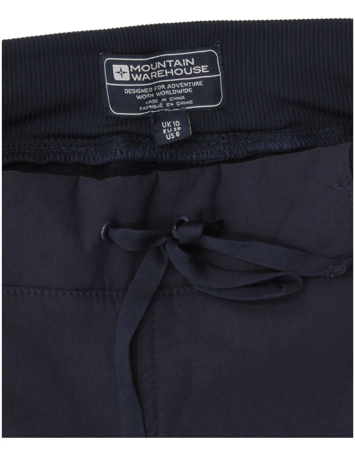 Calça de treino feminina Mountain Warehouse UK 10 pequena azul marinho