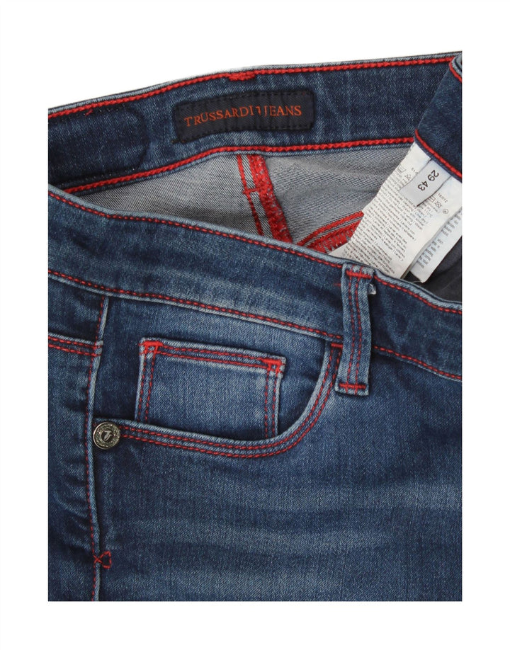 Jeans skinny feminino Trussardi W29 L28 algodão azul