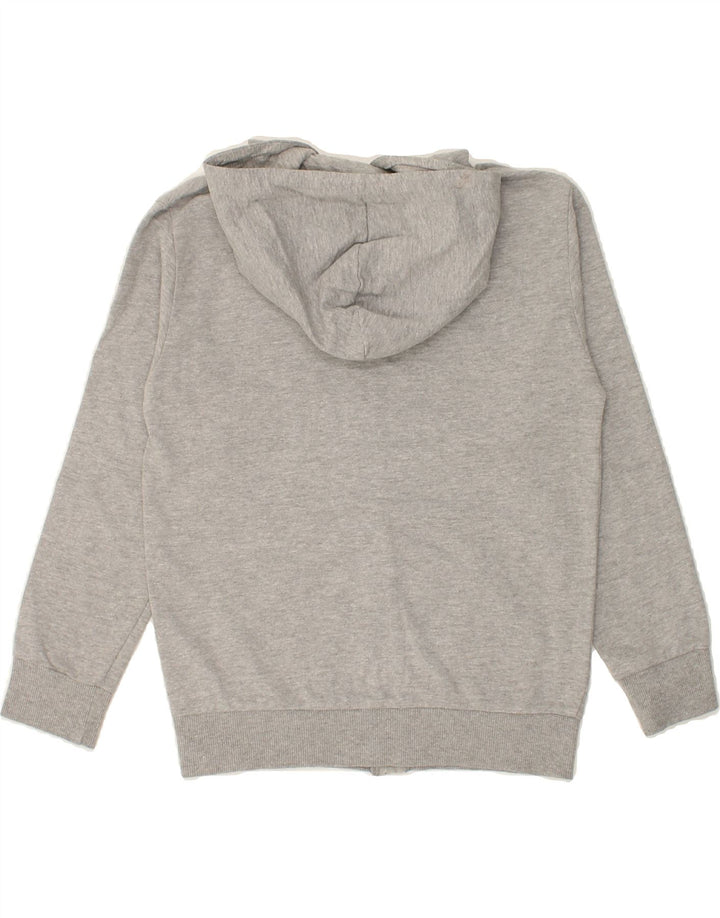 LOTTO Boys Zip Hoodie Sweater 9-10 Years Grey Cotton Vintage Lotto and Second-Hand Lotto from Messina Hembry 