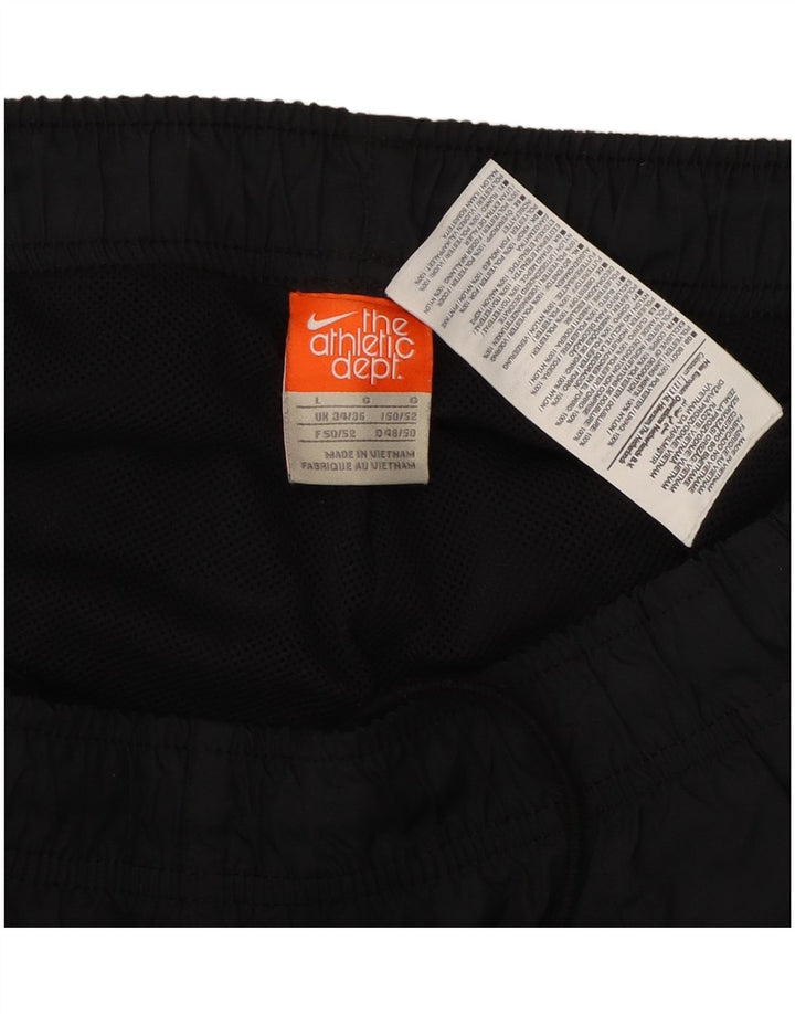 Calça de treino masculina Nike joggers grande poliéster preto