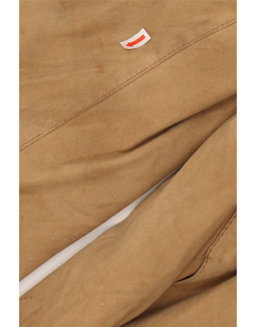 Jaqueta bomber masculina VINTAGE de camurça UK 38 bege médio