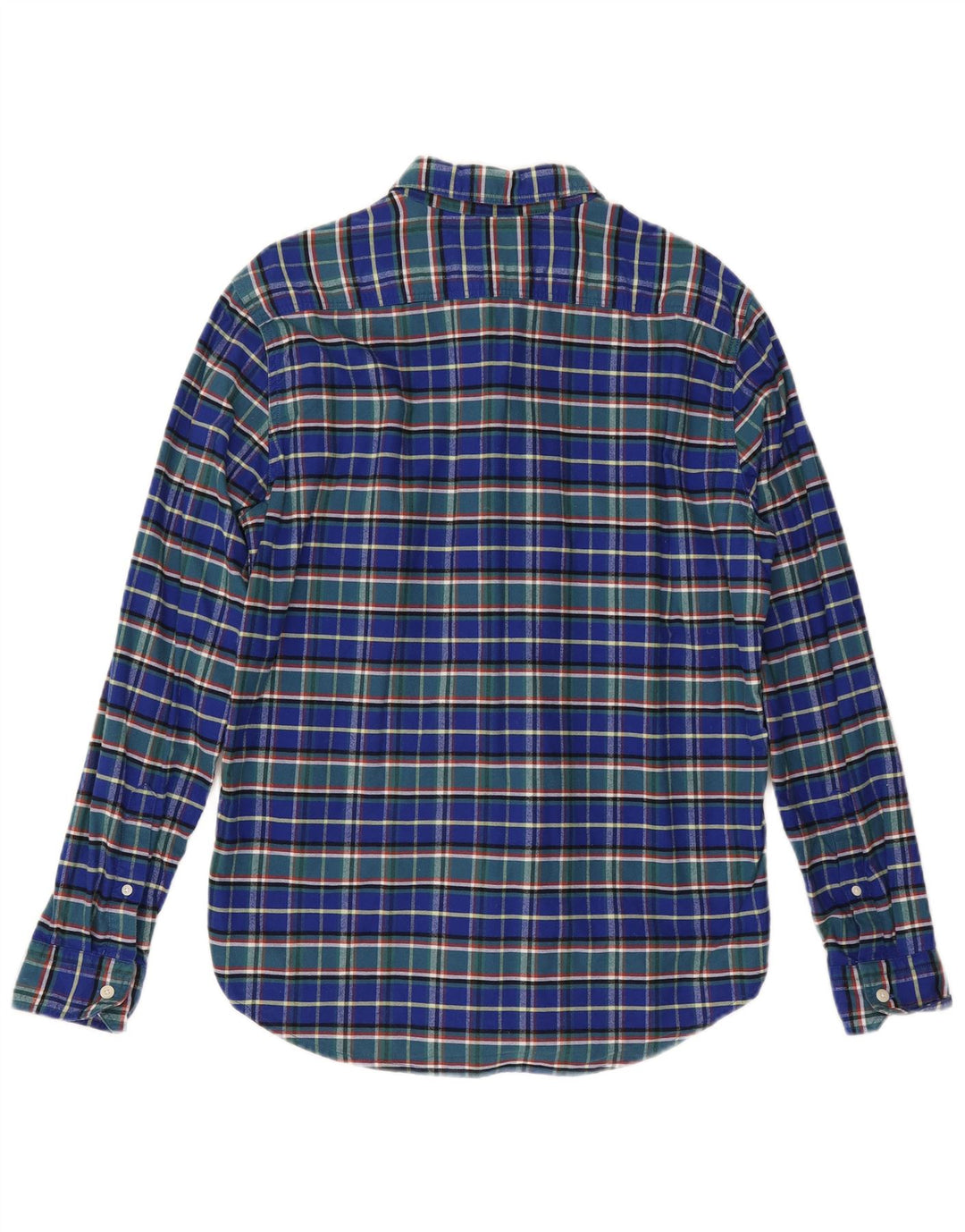 Camisa masculina de flanela de ajuste padrão LEVI'S de algodão xadrez médio multicolorido