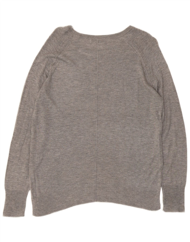 Blusa feminina Zara UK 14 cinza médio