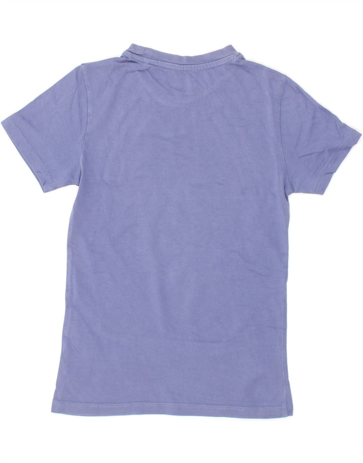 PEPE JEANS Girls Graphic T-Shirt Top 7-8 Years Purple Cotton Vintage PEPE Jeans and Second-Hand PEPE Jeans from Messina Hembry 