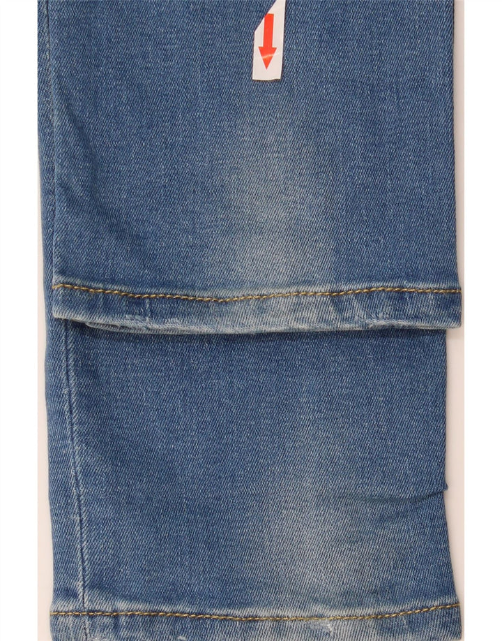 ZARA Jeans Slim Feminino EU 40 Médio W30 L30 Azul