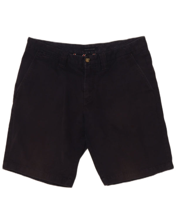 Tommy Hilfiger Mens Chino Shorts W36 Grande Algodão Azul Marinho