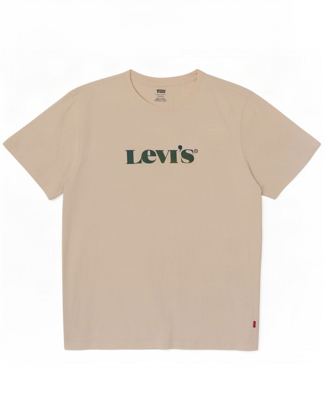 Camiseta feminina Levi's com estampa relaxada e algodão branco médio Reino Unido