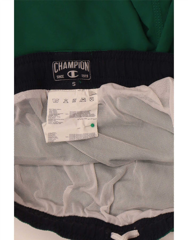 Shorts de natação masculino Champion Graphic pequeno verde poliamida