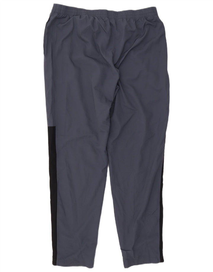 Calça de treino masculina UNDER ARMOUR 2XL poliéster colorblock azul marinho
