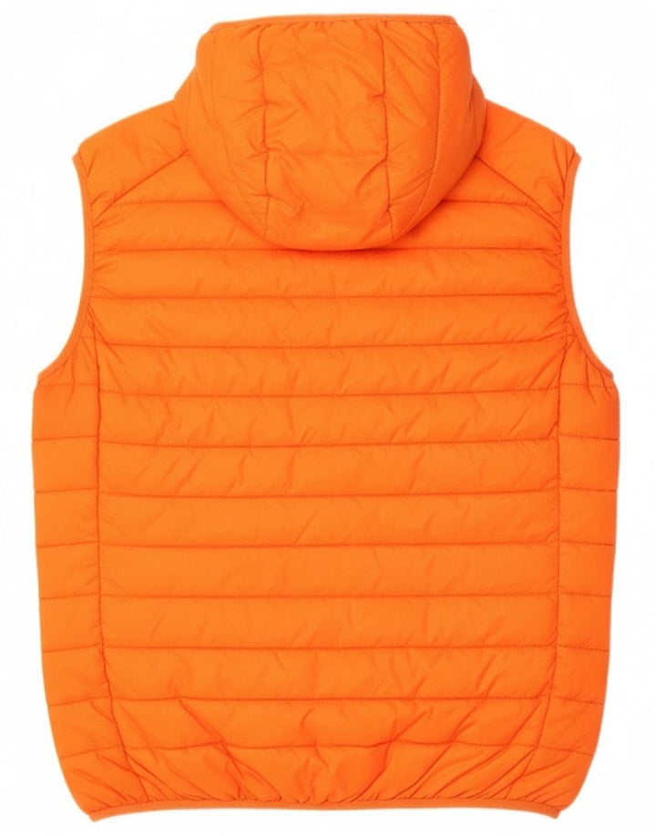 Jaqueta masculina acolchoada com capuz INVICTA UK 42 XL laranja poliamida