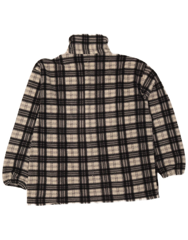 Jaqueta de lã masculina Extreme UK 44 2XL poliéster xadrez bege