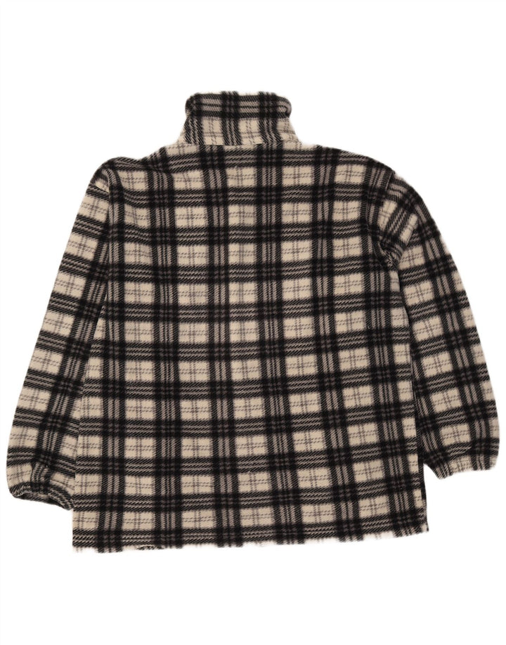 Jaqueta de lã masculina Extreme UK 44 2XL poliéster xadrez bege
