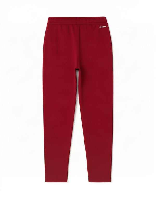 Calças de treino Adidas Aeroready para meninas 11-12 anos Poliéster Borgonha