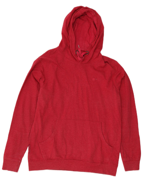 Mountain Warehouse moletom com capuz feminino UK 14 grande algodão rosa