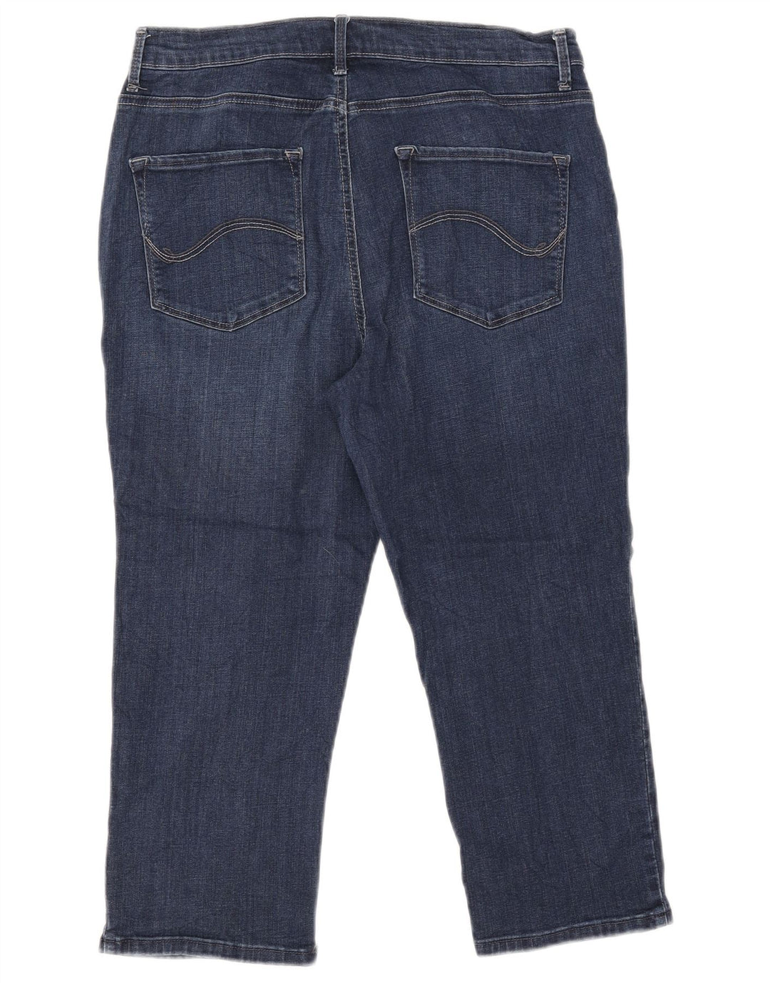 Jeans LEE feminino Platinum Label Capri W34 L21 azul marinho