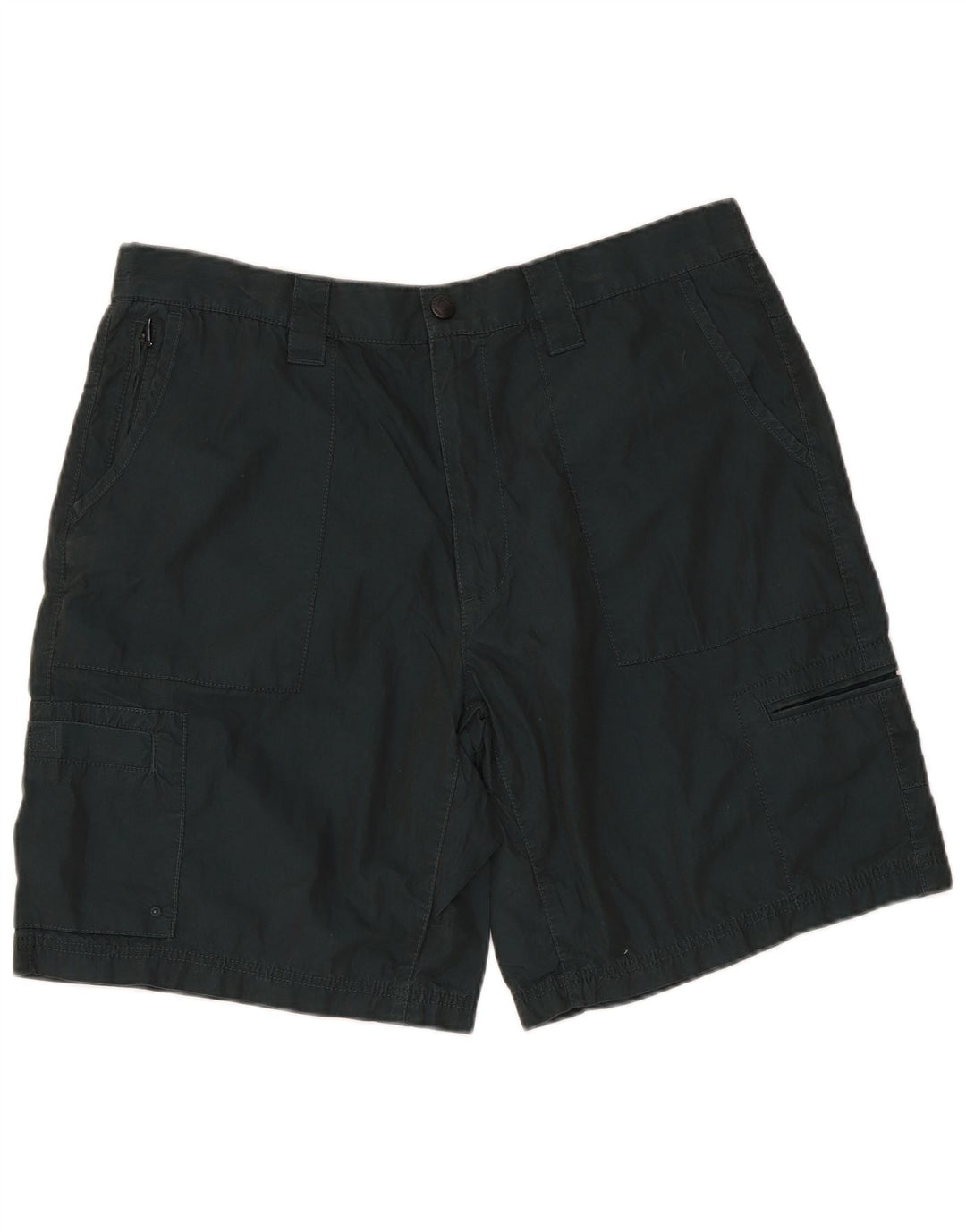 Shorts cargo masculino Eddie Bauer W35 grande algodão verde