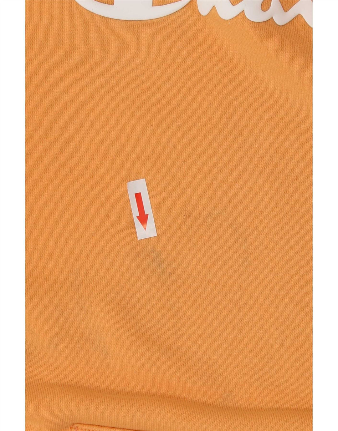 Jumper com capuz gráfico masculino Champion 2XL laranja