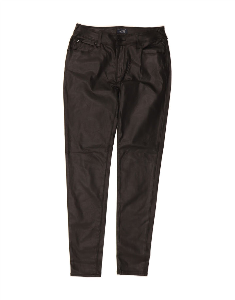 ARMANI Womens Lilac Skinny Jeans W31 L31 Black Modal Vintage Armani and Second-Hand Armani from Messina Hembry 