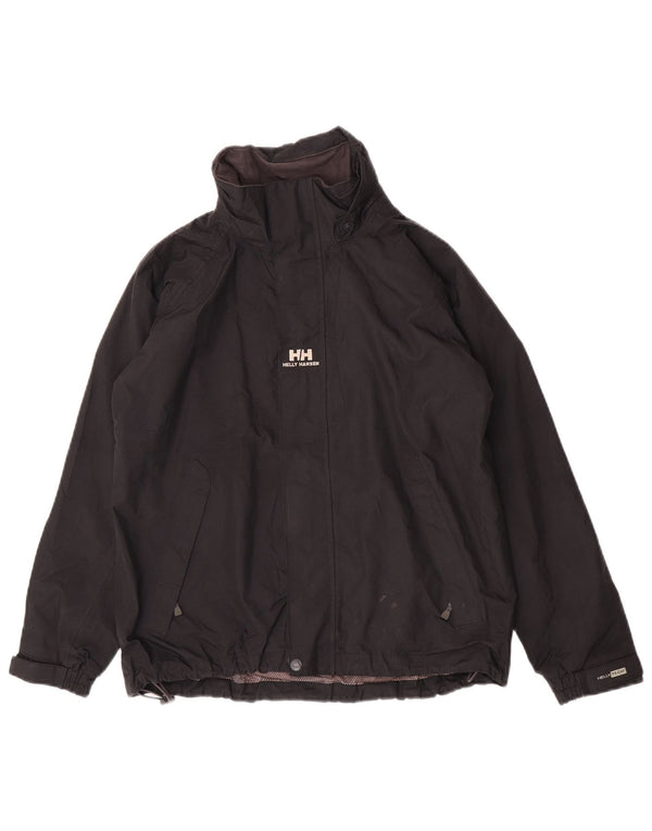 Jaqueta corta-vento Helly Hansen Boys 11-12 anos poliéster preto