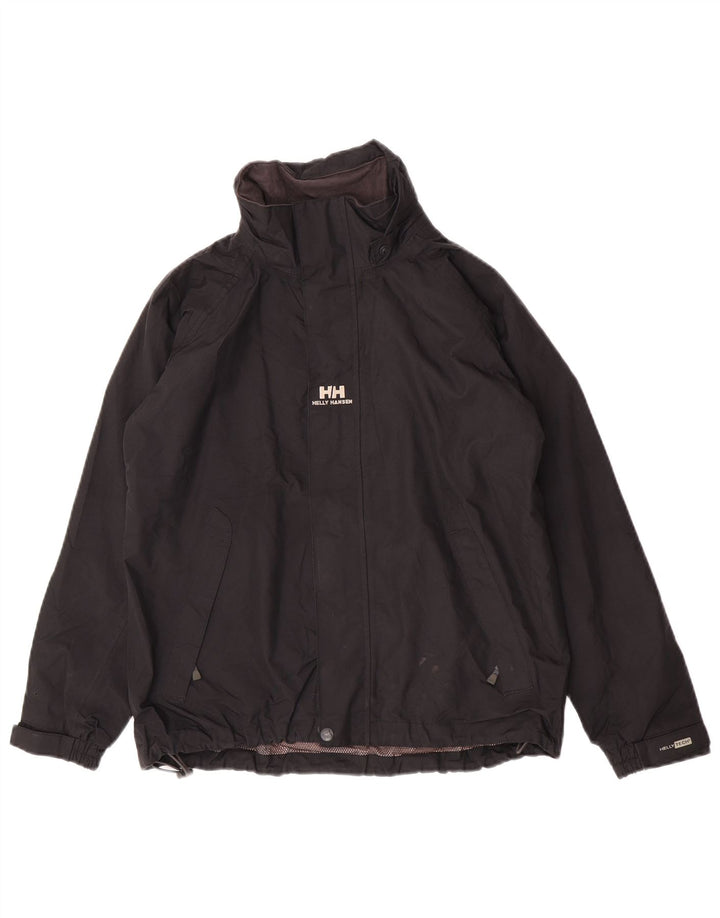 Jaqueta corta-vento Helly Hansen Boys 11-12 anos poliéster preto