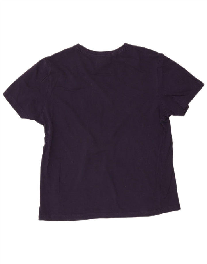 Camiseta masculina Kappa Top grande algodão azul marinho