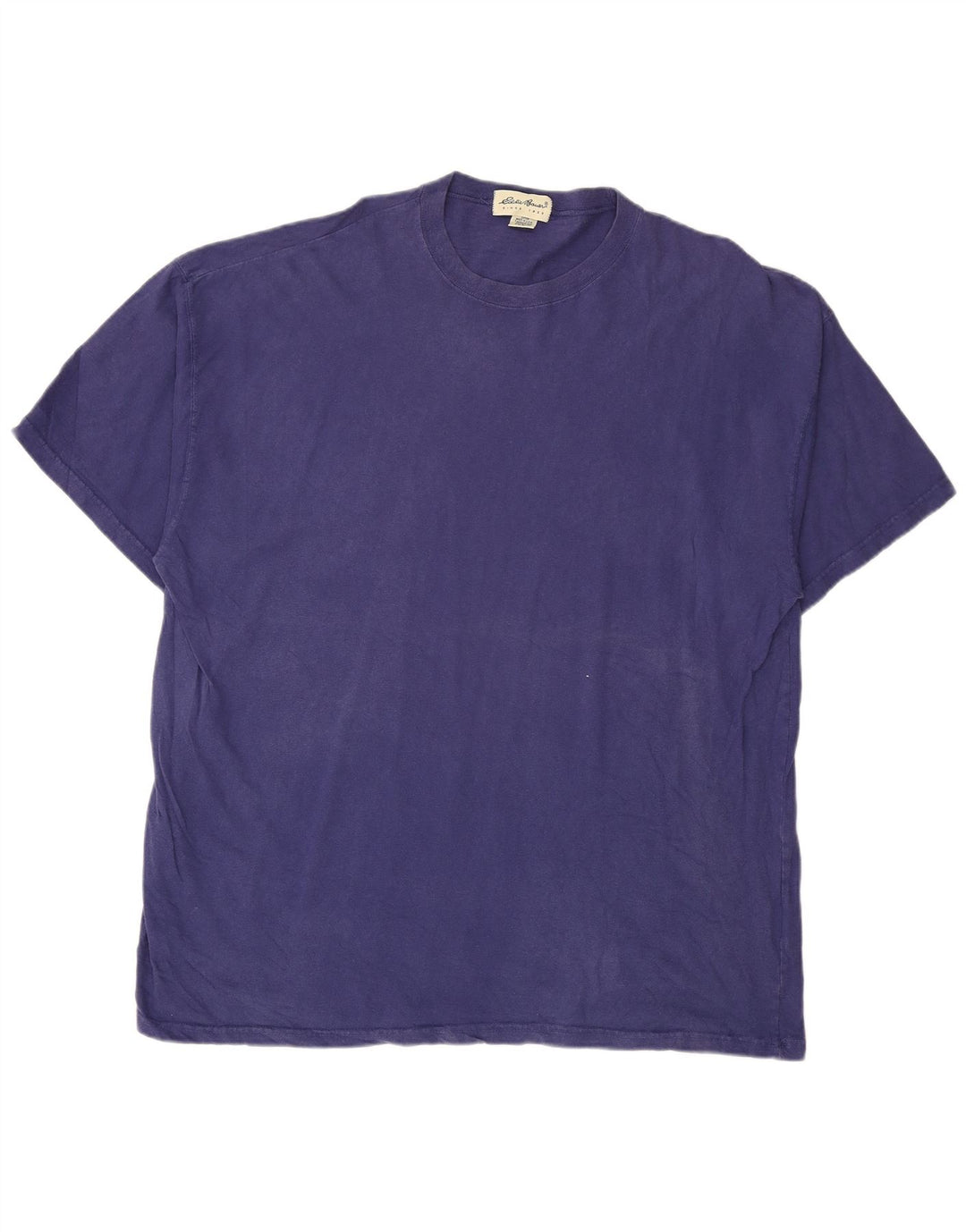 Camiseta masculina EDDIE BAUER grande algodão roxo