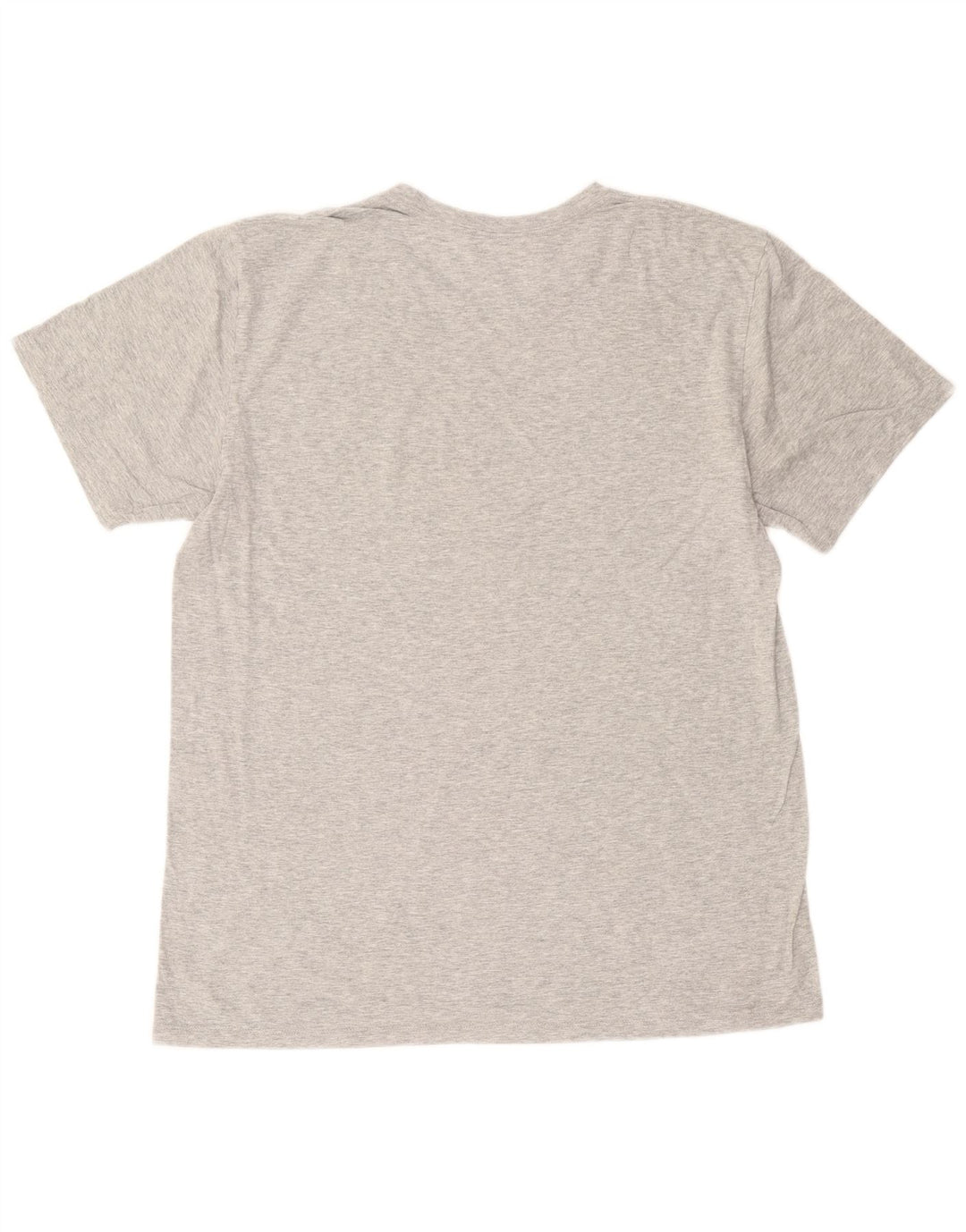 Camiseta masculina Calvin Klein grande cinza manchada