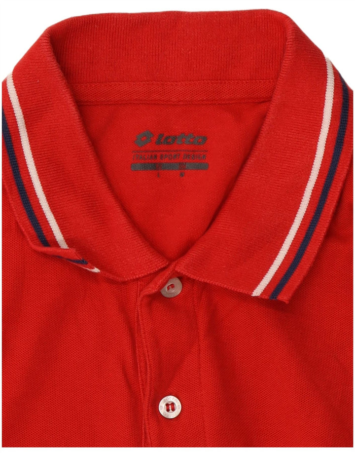 Camisa polo masculina Lotto grande vermelha