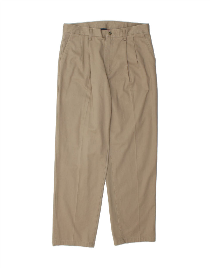 WRANGLER Womens Pegged Chino Trousers W34 L32 Beige Cotton Vintage Wrangler and Second-Hand Wrangler from Messina Hembry 
