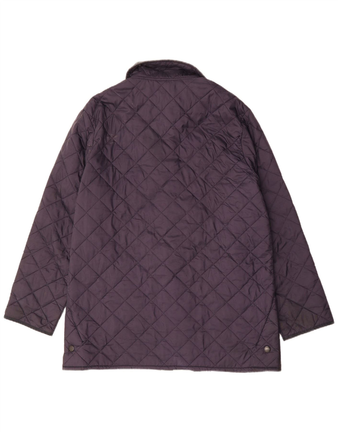 Jaqueta acolchoada masculina Barbour UK 44 2XL poliéster azul marinho