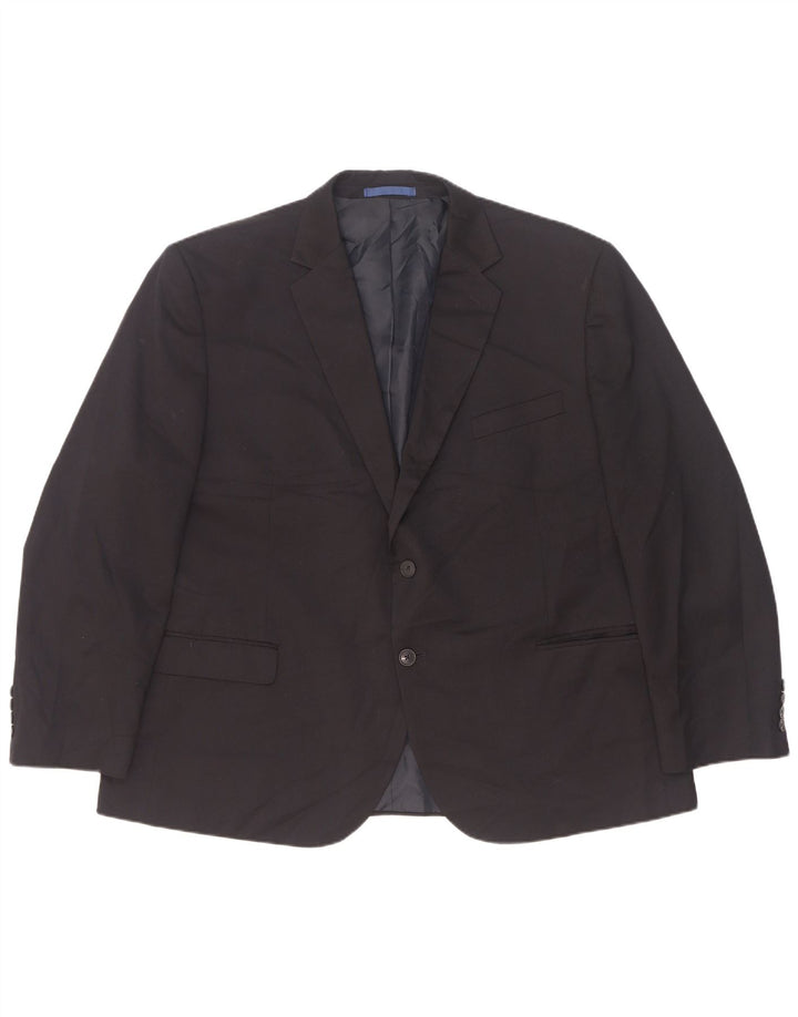 Jaqueta blazer masculina de 2 botões Marks & Spencer EU 50 médio azul marinho