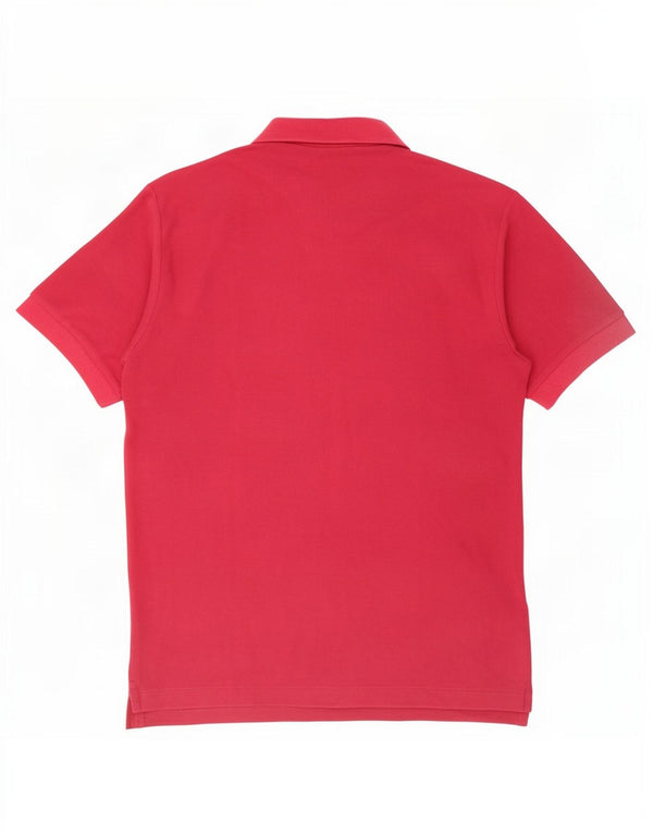 Camisa polo masculina Fila médio algodão rosa