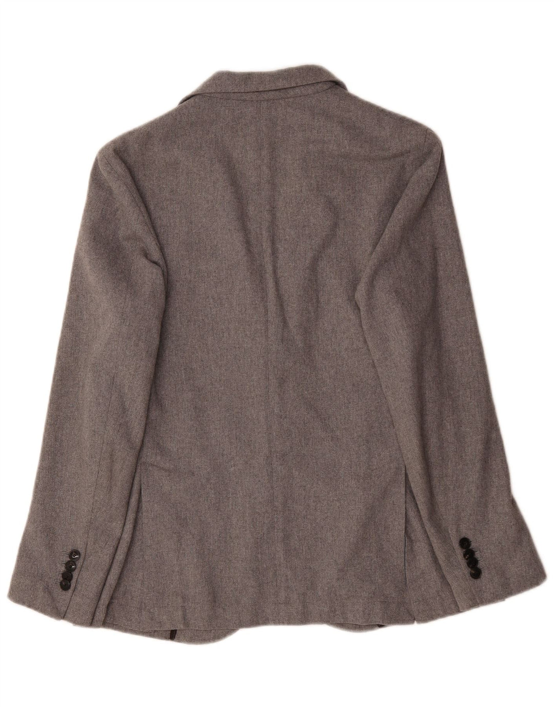 Jaqueta blazer masculina Liu Jo com 2 botões Reino Unido 38 lã cinza médio