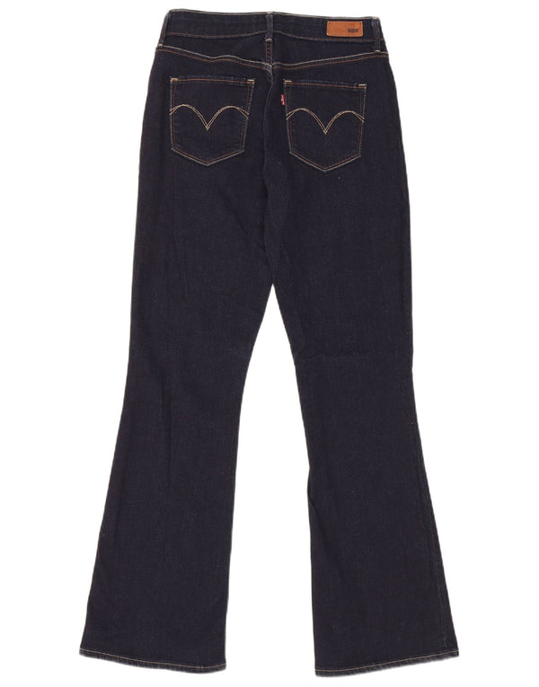 Calça jeans feminina Levi's Demi Curve Classic Rise Bootcut W28 L30 Azul marinho