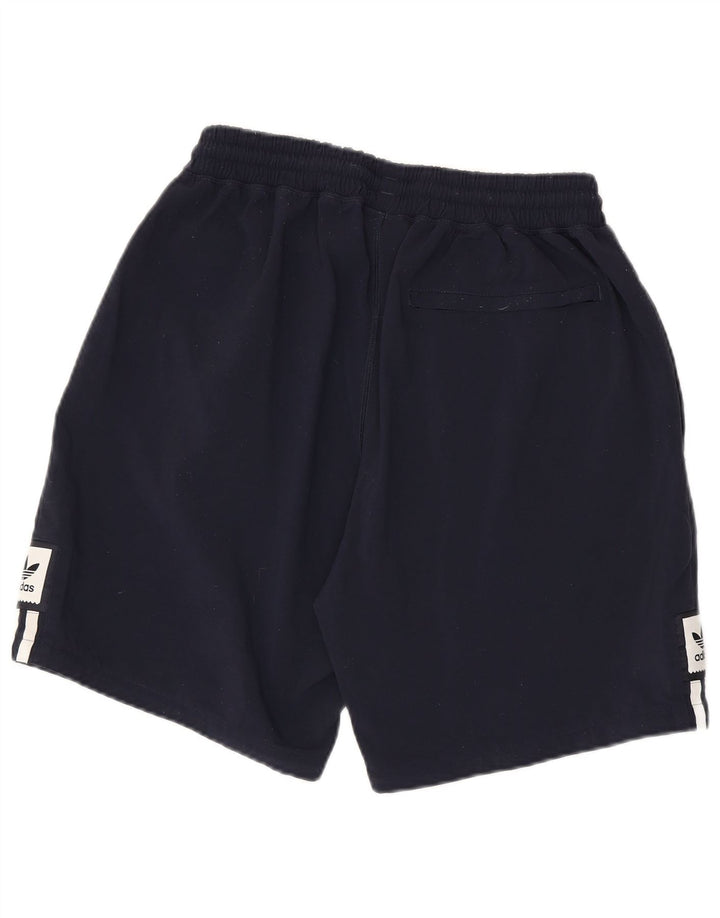 Adidas Mens Sport Shorts Médio Azul Marinho Nylon