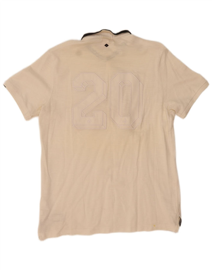 Camisa polo masculina NIKE grande algodão branco