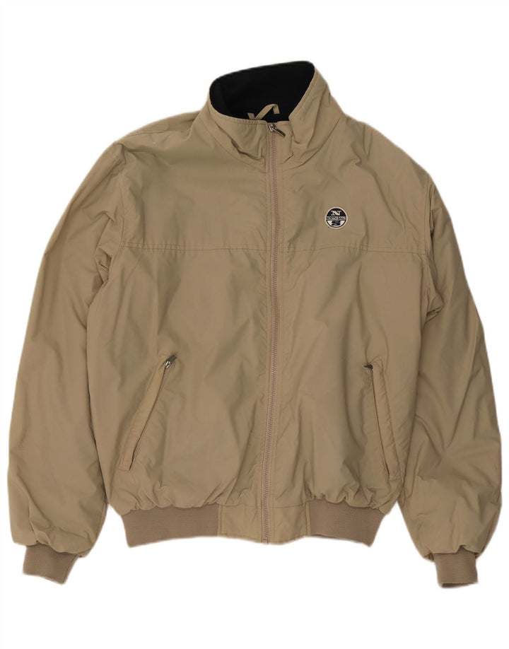 Jaqueta bomber masculina North Sails UK 40 grande poliamida bege