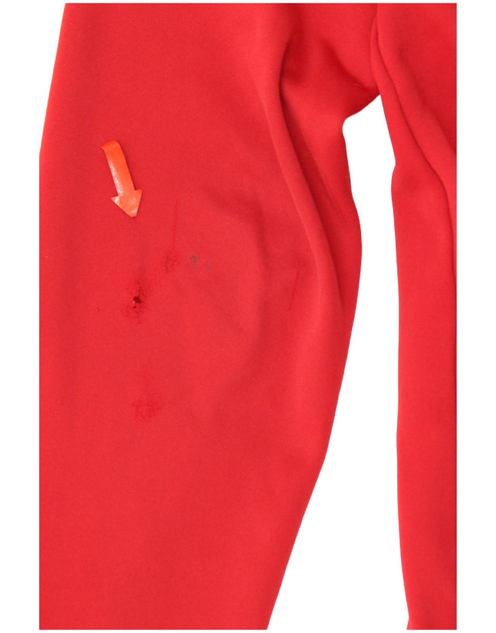 Jumper com capuz Nike Boys Dri Fit 12-13 anos grande poliéster vermelho