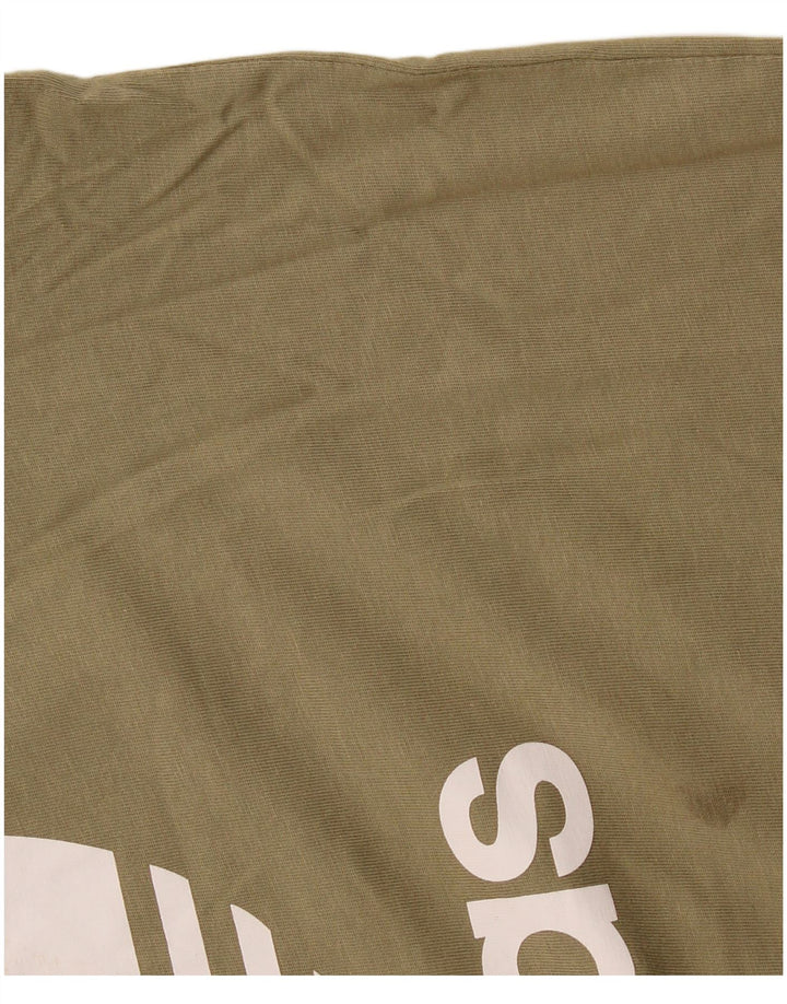 Adidas Mens Graphic T-Shirt Top Médio Algodão Cáqui
