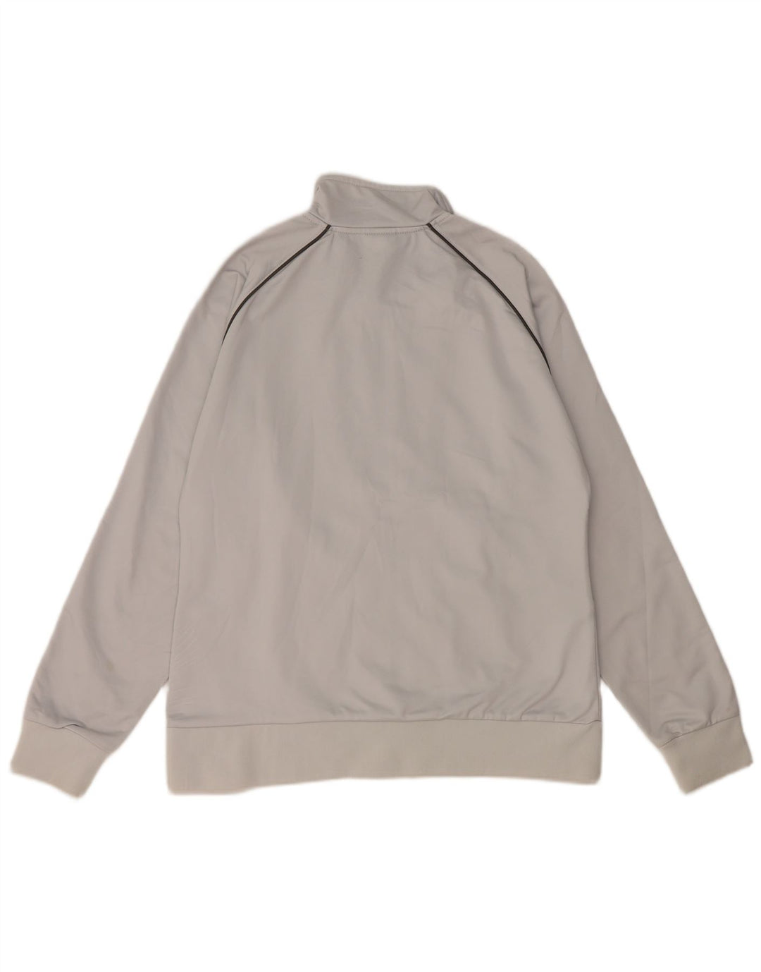 Asics Womens Tracksuit Top Jacket UK 18 XL Cinza Poliéster