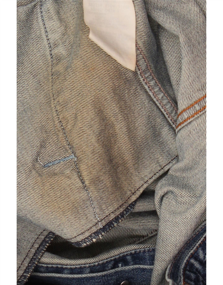 Jaqueta jeans masculina Levi's 70550 Reino Unido 40 grande algodão azul